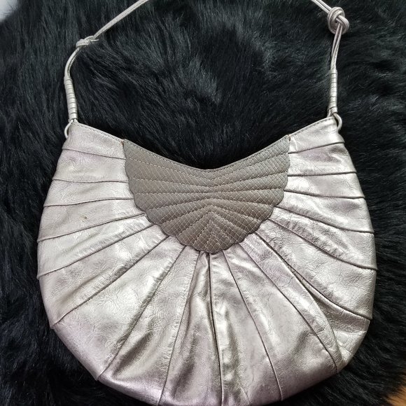 DKNY Silver Purse - Picture 1 of 4